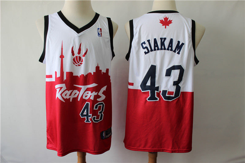 Men's Toronto Raptors Pascal Siakam #43 NBA Player Jersey Retro White