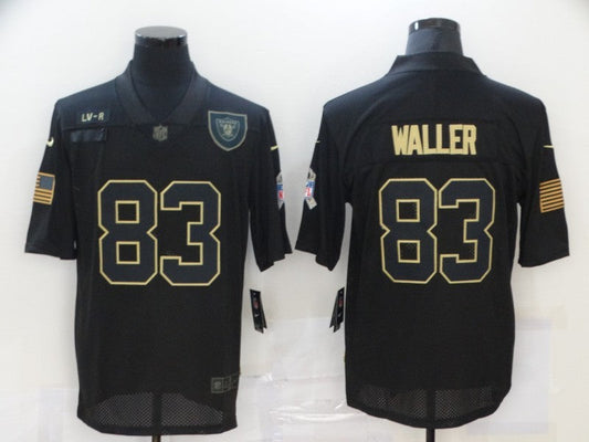 Men's Las Vegas Raiders Darren Waller #83 Black Player Game Jersey