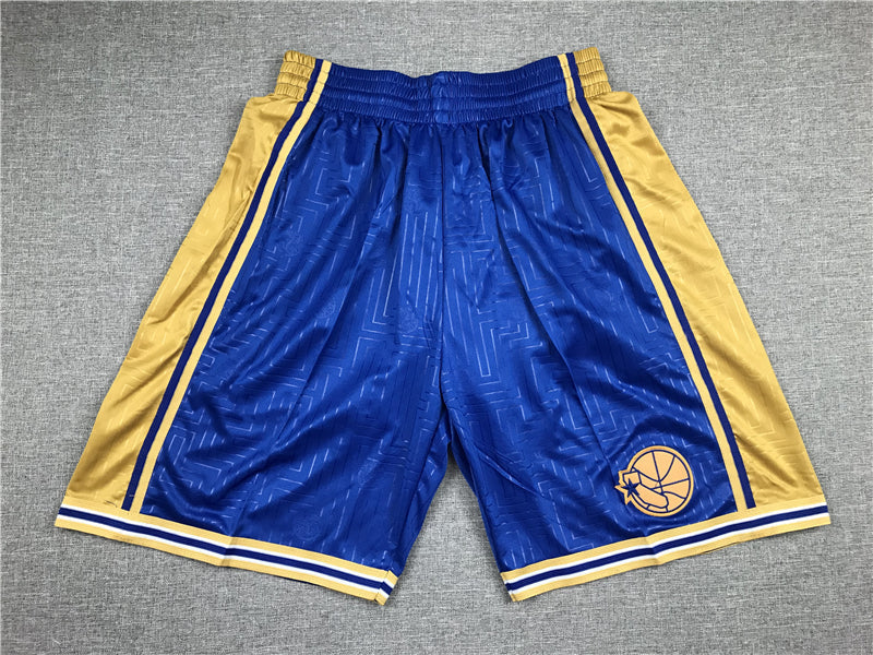 Men's Golden State Warriors Rat Year Limited Edition Blue Basketball Shorts