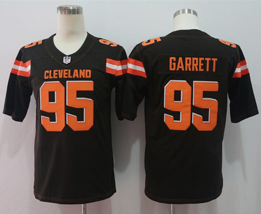 Men's Cleveland Browns Myles Garrett #95 Brown Player Game Jersey