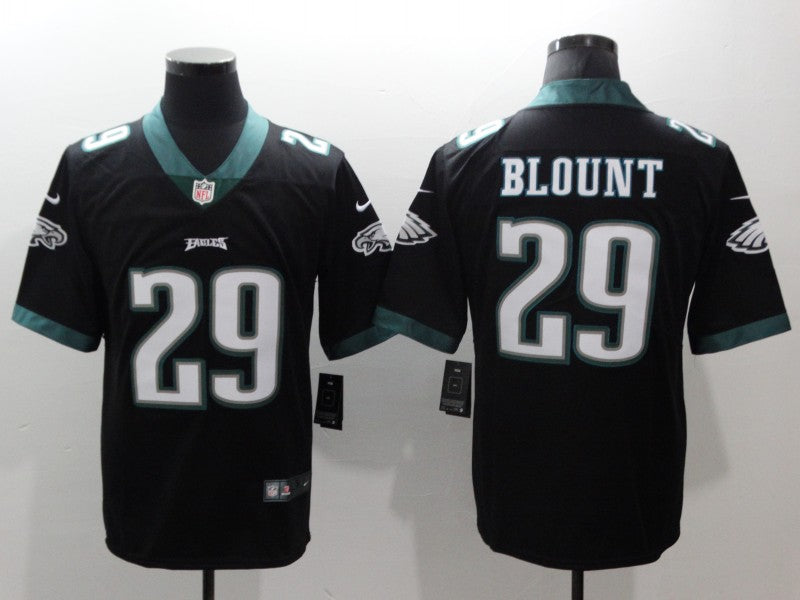 Men's Philadelphia Eagles LeGarrette Blount #29 Black Game Jersey