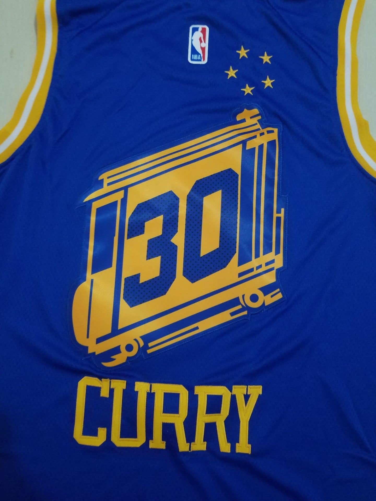 Men's Golden State Warriors Stephen Curry Blue 2020/21 Jersey - Classic Edition