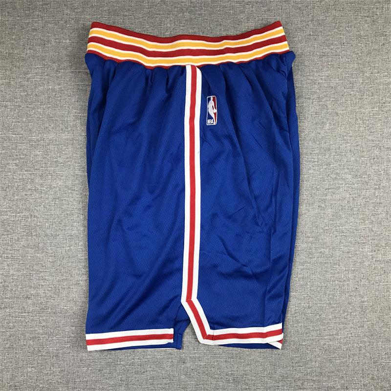 Men's Golden State Warriors Blue Basketball Shorts