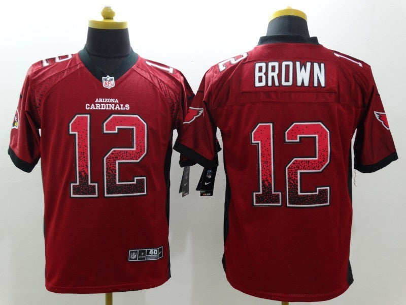 Men's Arizona Cardinals John Brown #12 Red Game Jersey