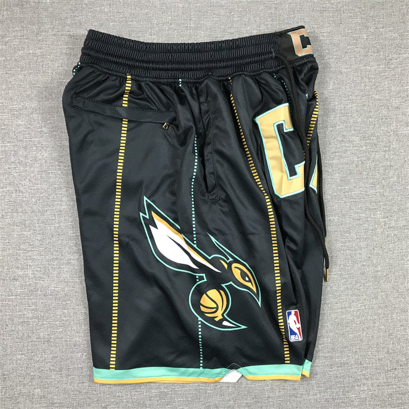 Men's Charlotte Hornets Black 2022/23 City Edition Basketball Shorts