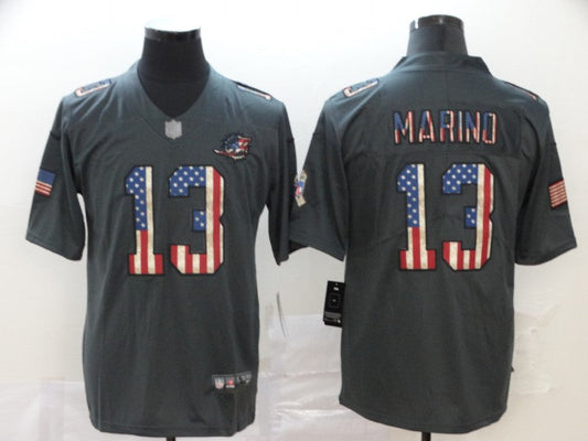 Men's Miami Dolphins Dan Marino #13 Black Alternate Player Game Jersey