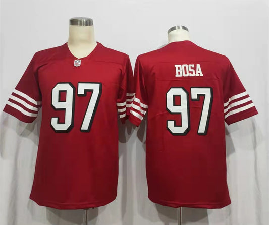 Men's San Francisco 49ers Nick Bosa #97 Red Vapor Elite Jersey