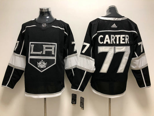 Men's Los Angeles Kings Jeff Carter #77 Black Home Breakaway Player Jersey