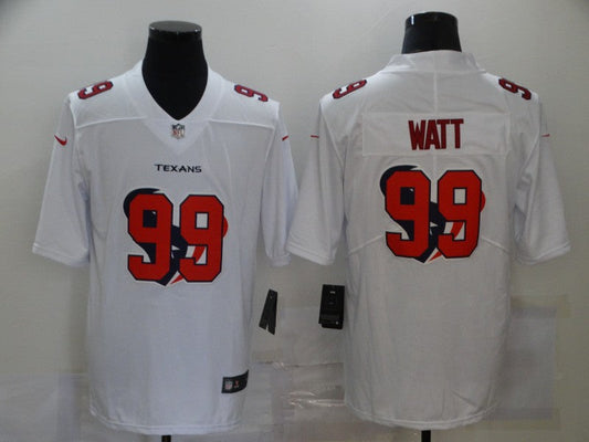 Men's Houston Texans J.J. Watt #99 White Game Jersey