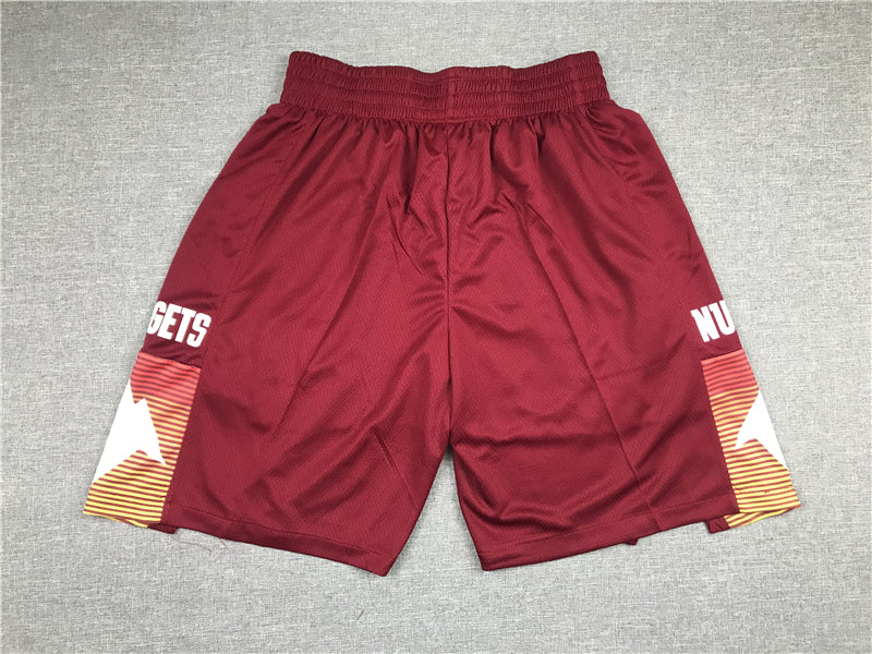 Men's Denver Nuggets Red City Edition Basketball Shorts