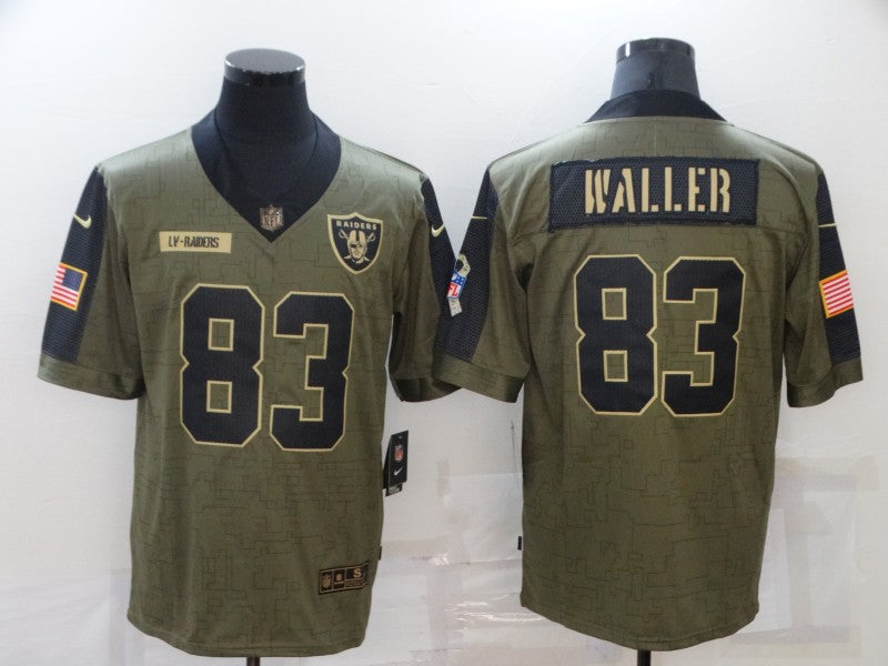 Men's Las Vegas Raiders Darren Waller #83 Brown Game Jersey