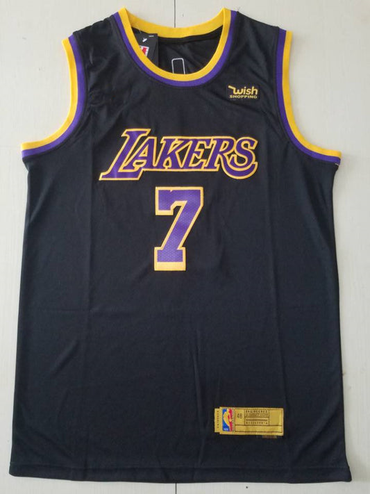 Men's Los Angeles Lakers Carmelo Anthony Black 2020/21 Swingman Player Jersey