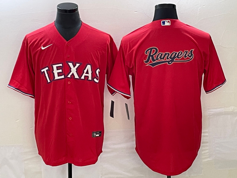 Men's Texas Rangers Red Replica Team Jersey