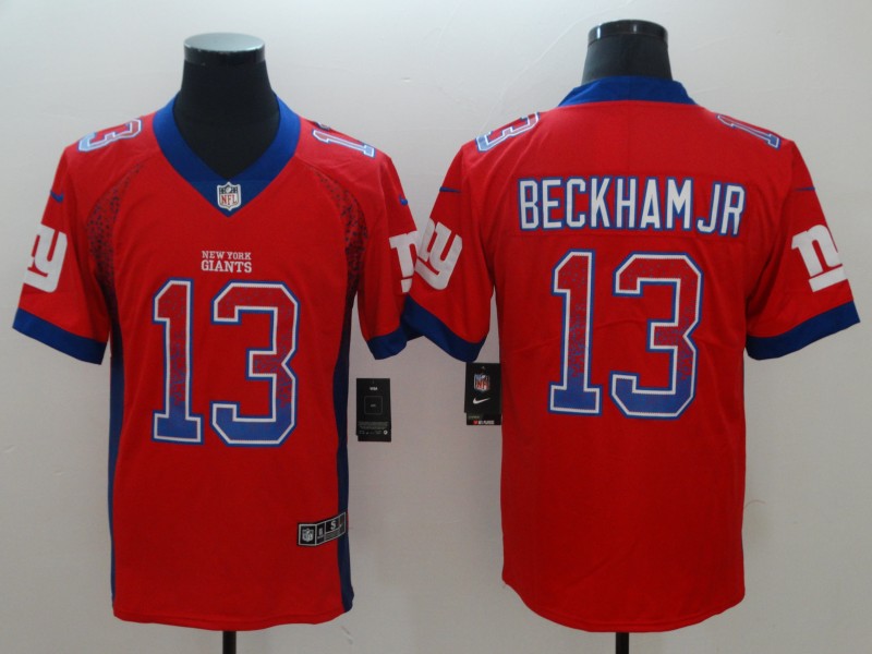 Men's New York Giants Odell Beckham Jr. #13 Red Game Player Jersey