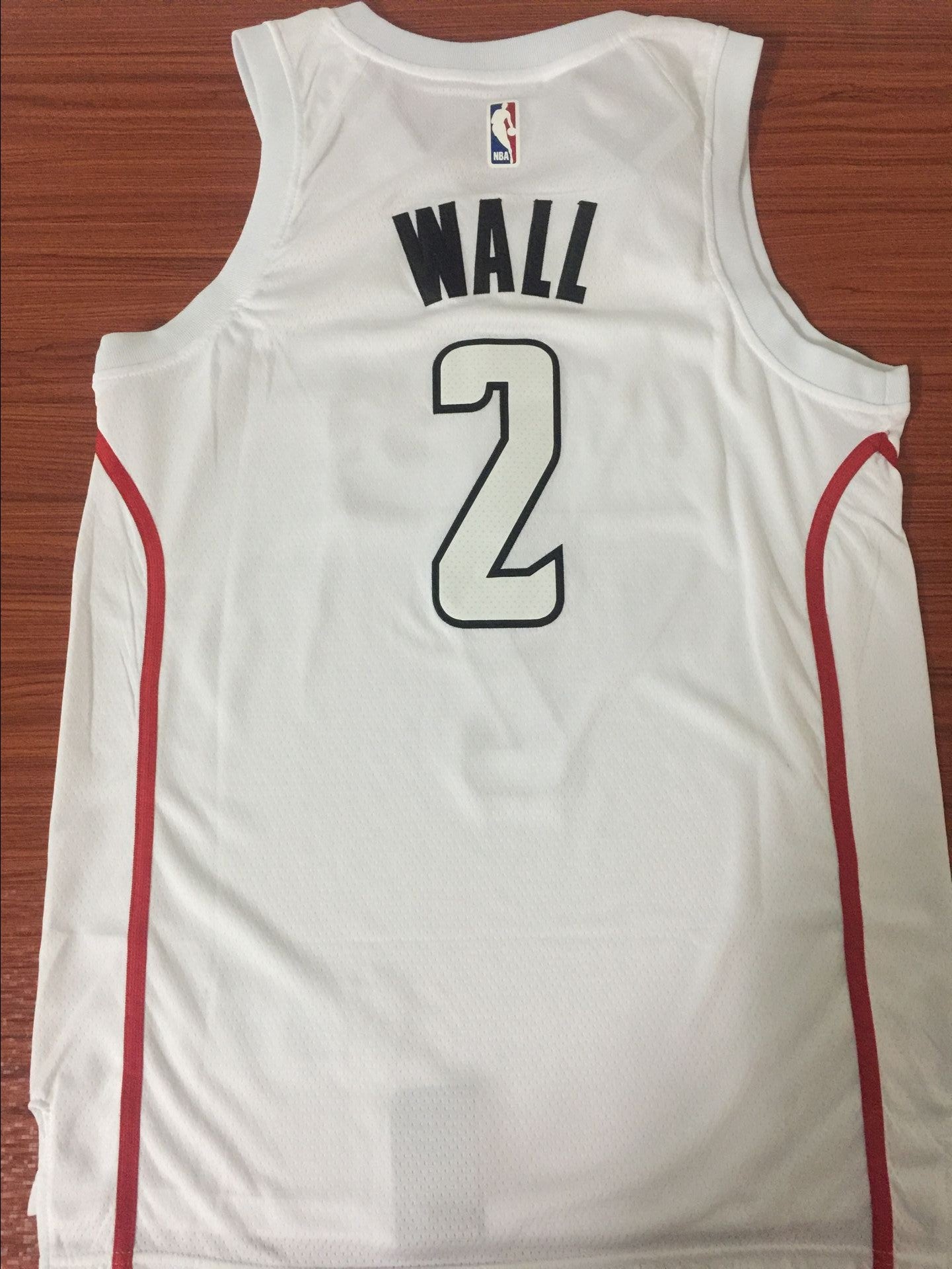 Men's Washington Wizards John Wall #2 White Swingman Jersey