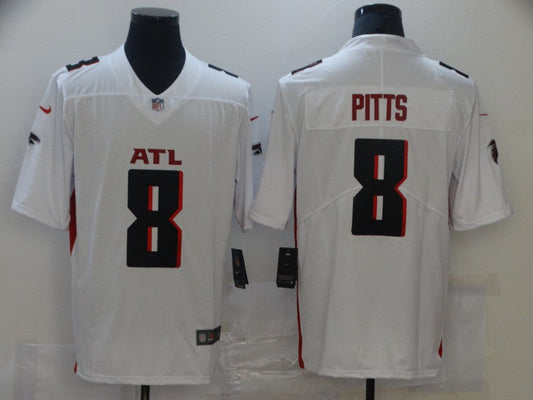 Men's Atlanta Falcons Kyle Pitts #8 White Game Player Jersey