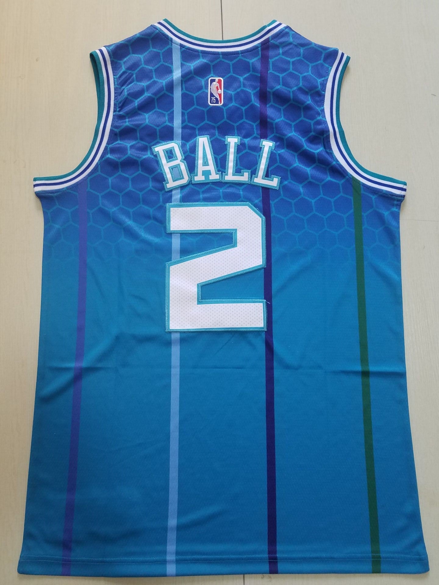 Men's Charlotte Hornets LaMelo Ball Blue Swingman Player Jersey - City Edition