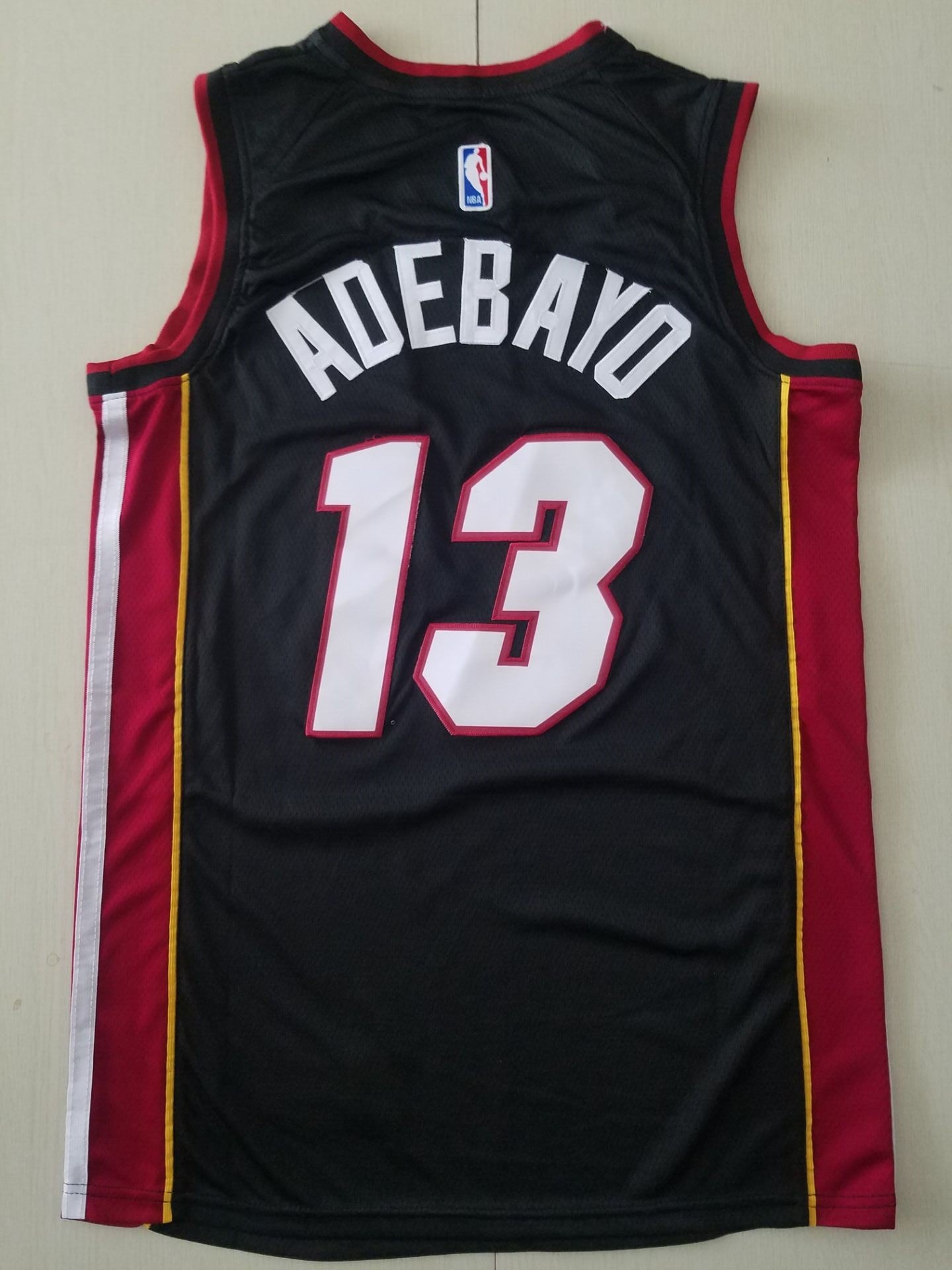 Men's Miami Heat Bam Adebayo #13 Black 2020/21 Swingman Player Jersey