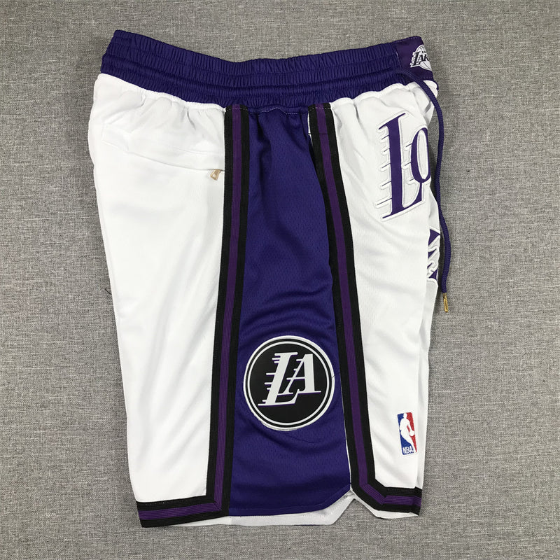 Men's Los Angeles Lakers White 2022/23 Basketball Shorts City Edition