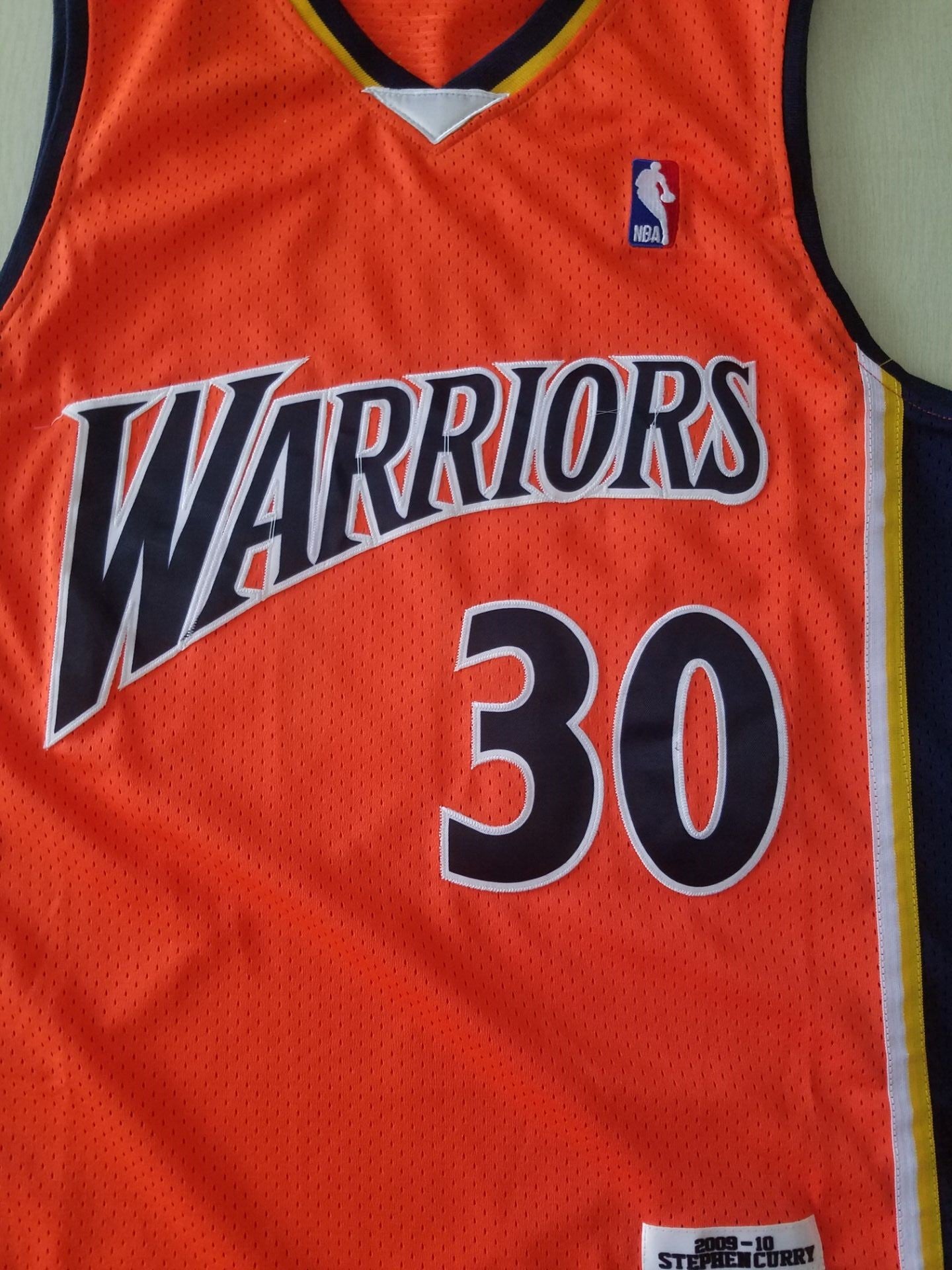 Men's Golden State Warriors Stephen Curry Fanatics Branded Orange Classic Jersey