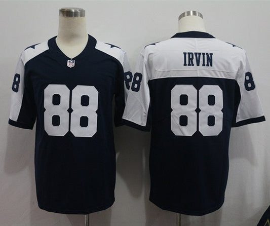 Men's Dallas Cowboys Michael Irvin #88 Navy Alternate Fashion Game Jersey