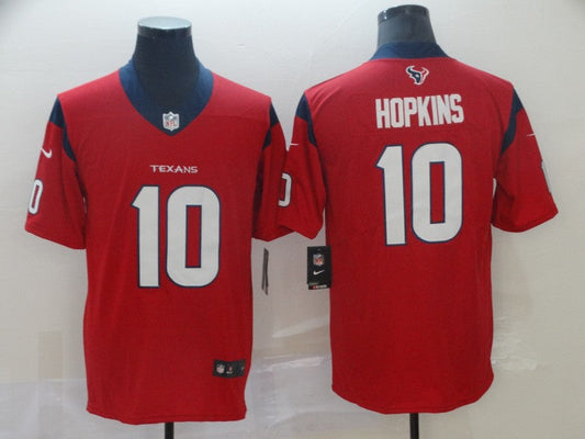 Men's Houston Texans DeAndre Hopkins #10 Red Game Jersey