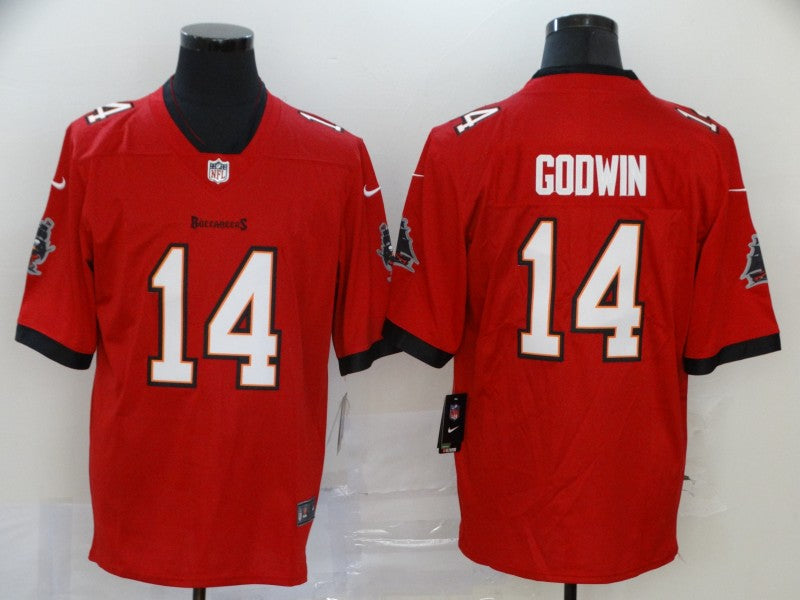 Men's Tampa Bay Buccaneers Chris Godwin #14 Red Vapor Limited Jersey