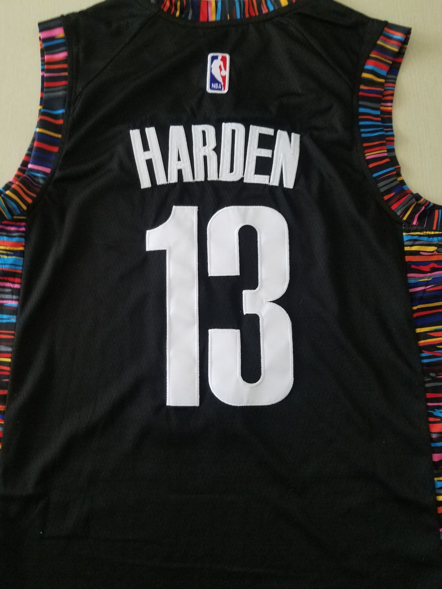 Men's Brooklyn Nets James Harden #13 NBA Black Fashion Jersey - City Edition