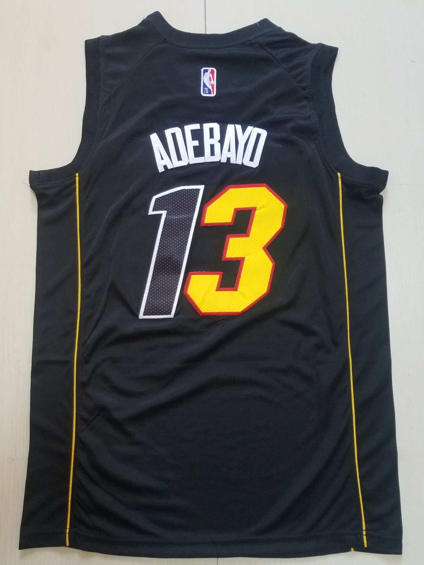 Men's Miami Heat Bam Adebayo #13 Black Swingman Jersey City Edition