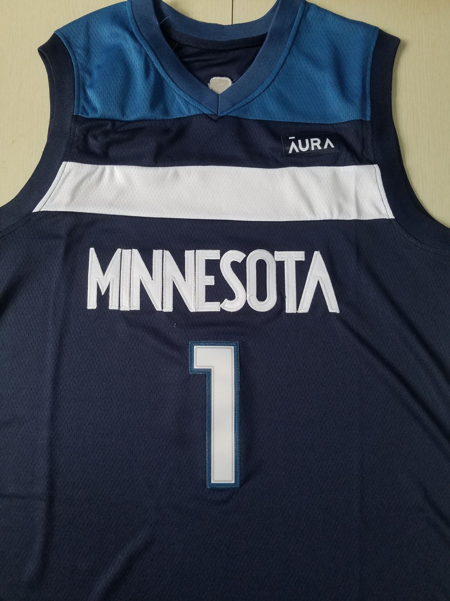 Men's Minnesota Timberwolves Anthony Edwards Navy 2021/22 Swingman Jersey