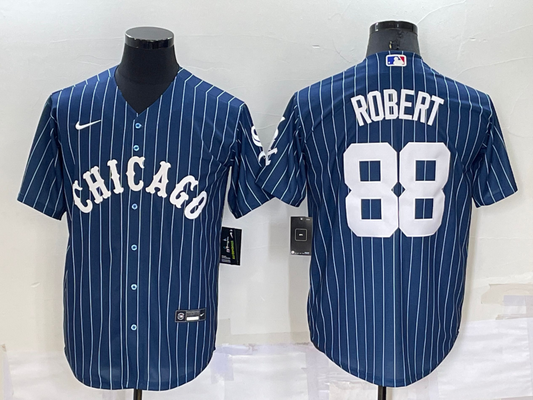 Men's Chicago White Sox Luis Robert #88 Blue Replica Baseball Jersey