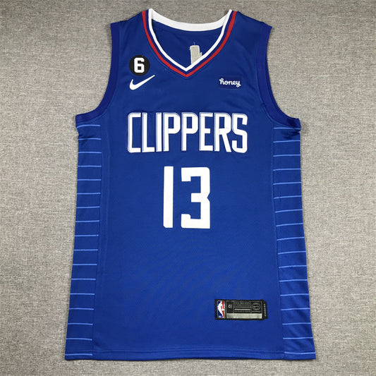 Men's LA Clippers Paul George #13 Royal 2022/23 Swingman Jersey