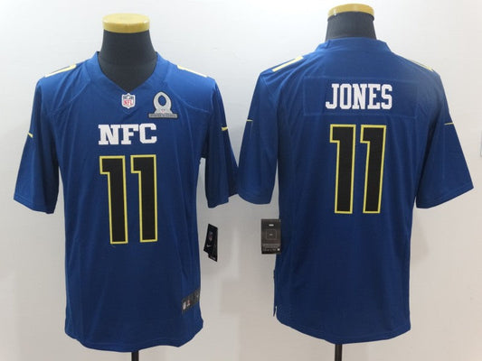 Men's Atlanta Falcons Julio Jones #11 Blue Game Player Jersey