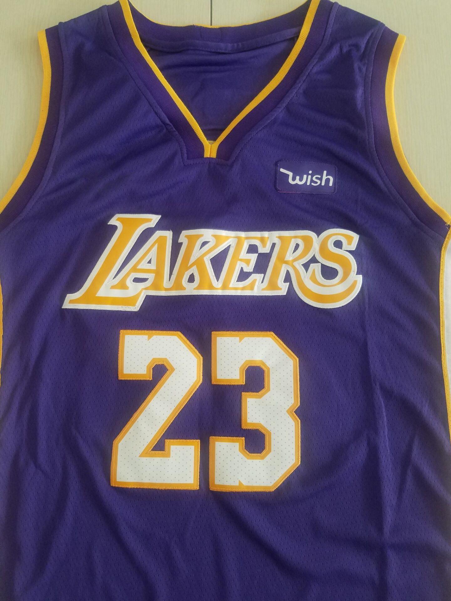 Men's Los Angeles Lakers LeBron James NBA #23 Purple Swingman Jersey - City Edition