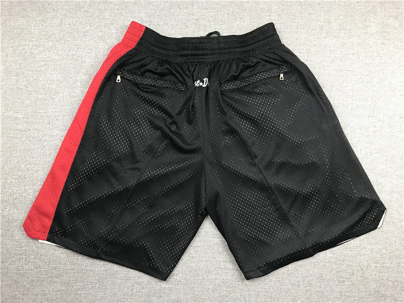 Men's Portland Trail Blazers Black Basketball Shorts