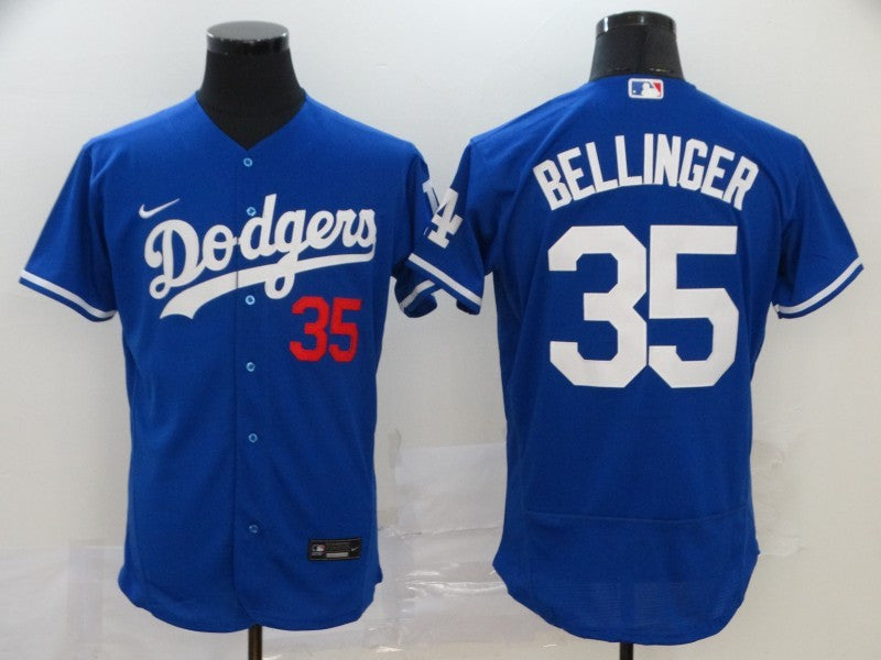 Men's Los Angeles Dodgers Cody Bellinger #35 Blue Replica Player Jersey