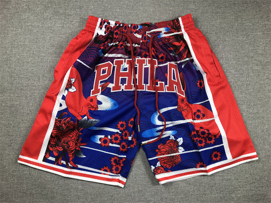 Men's Philadelphia 76ers Year of Rabbit Edition Pocket Shorts