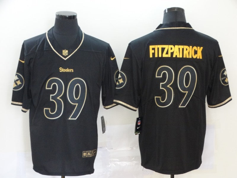 Men's Pittsburgh Steelers Minkah Fitzpatrick #39 Black Player Jersey