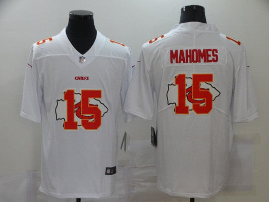 Men's Kansas City Chiefs #15 Patrick Mahomes White Alternate Player Game Jersey