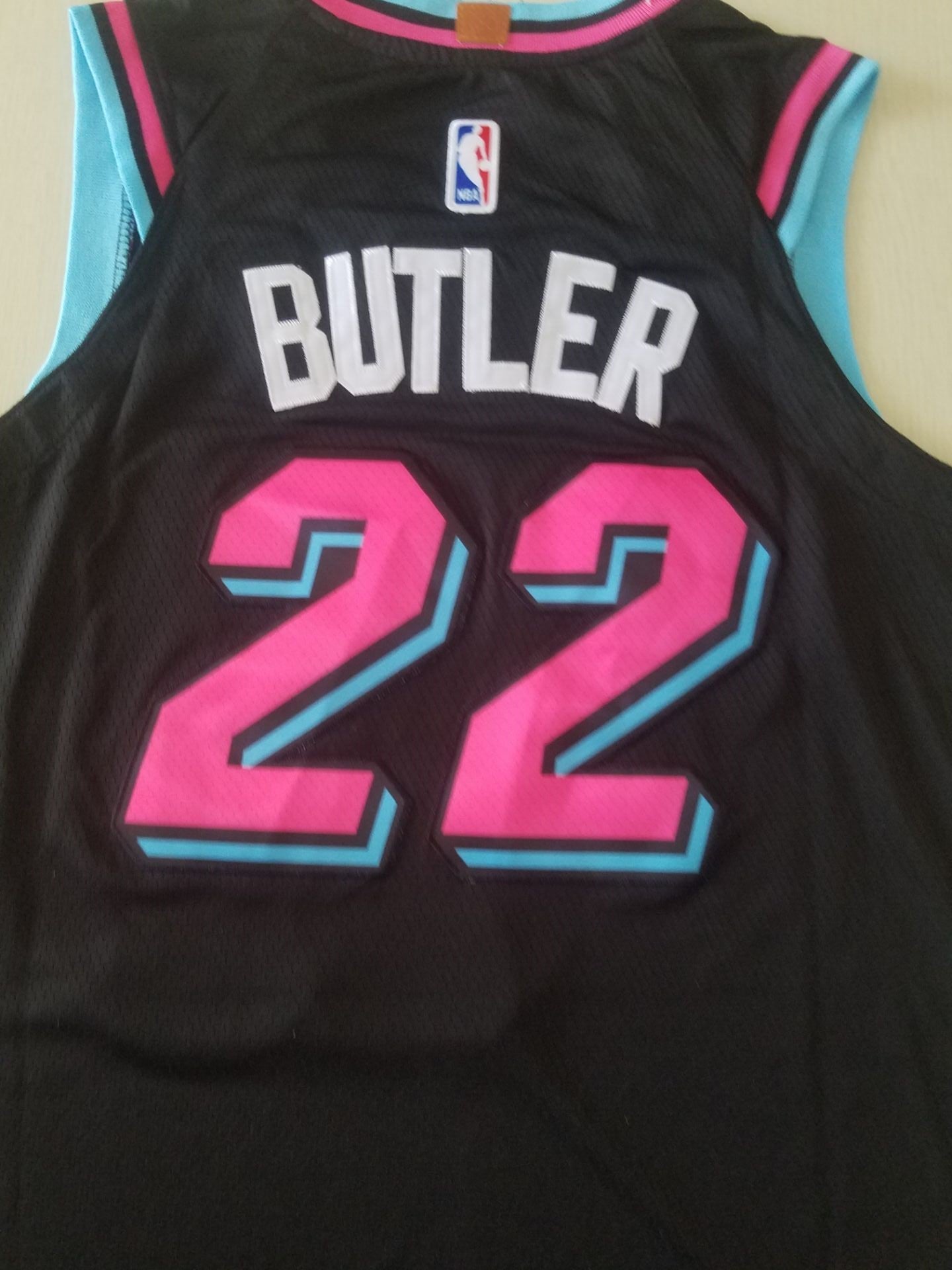 Men's Miami Heat Jimmy Butler #22 NBA Black Swingman Jersey