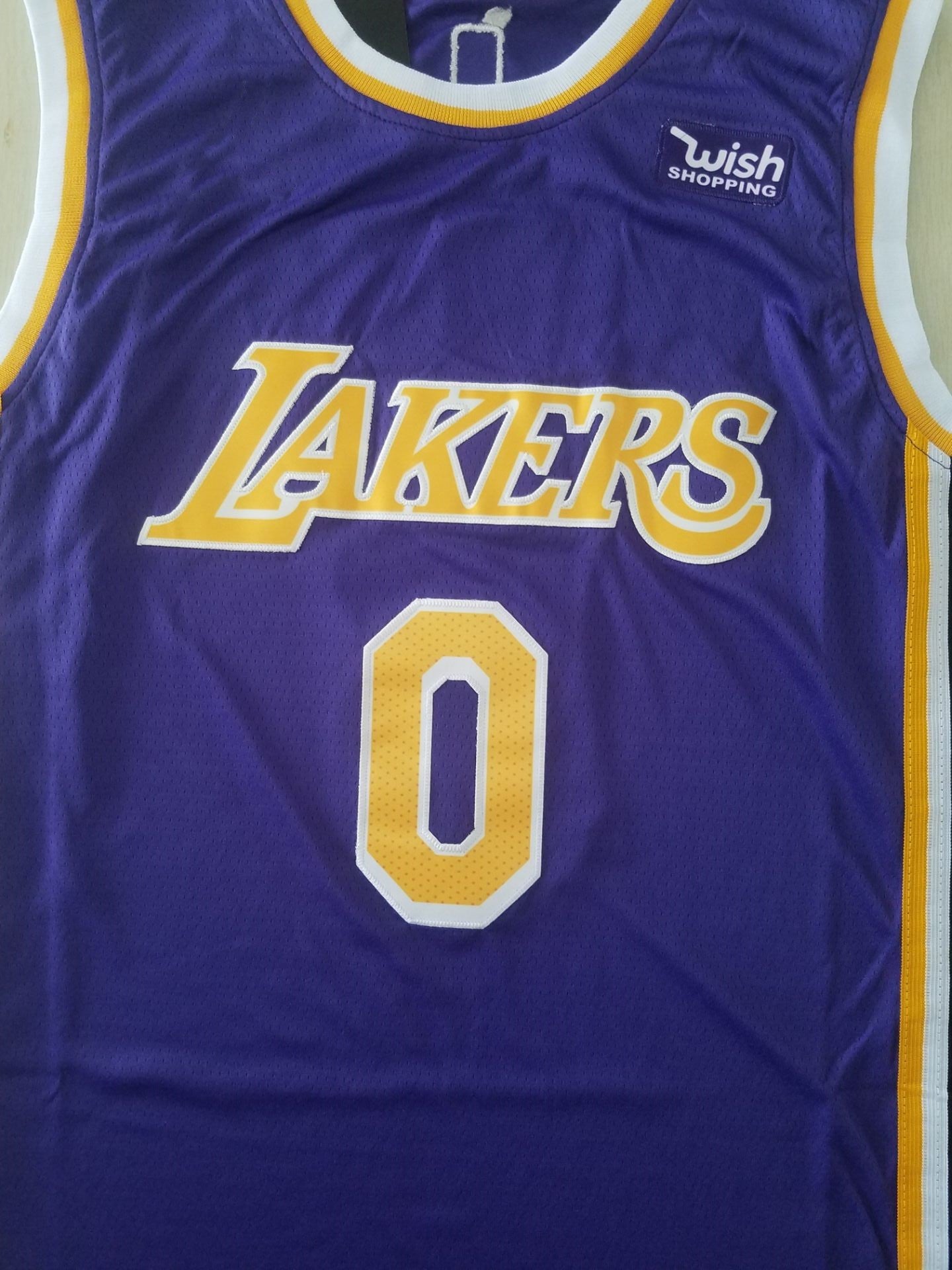 Men's Los Angeles Lakers Russell Westbrook Purple 2020/21 Swingman Player Jersey