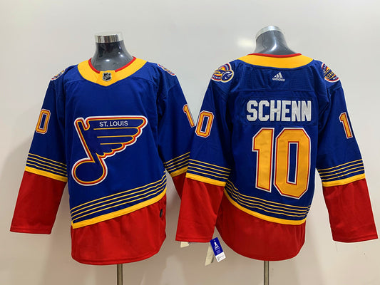 Men's St. Louis Blues Brayden Schenn #10 Blue Breakaway Player Jersey