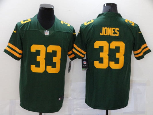 Men's Green Bay Packers Aaron Jones #33 Green Alternate Legend Player Jersey