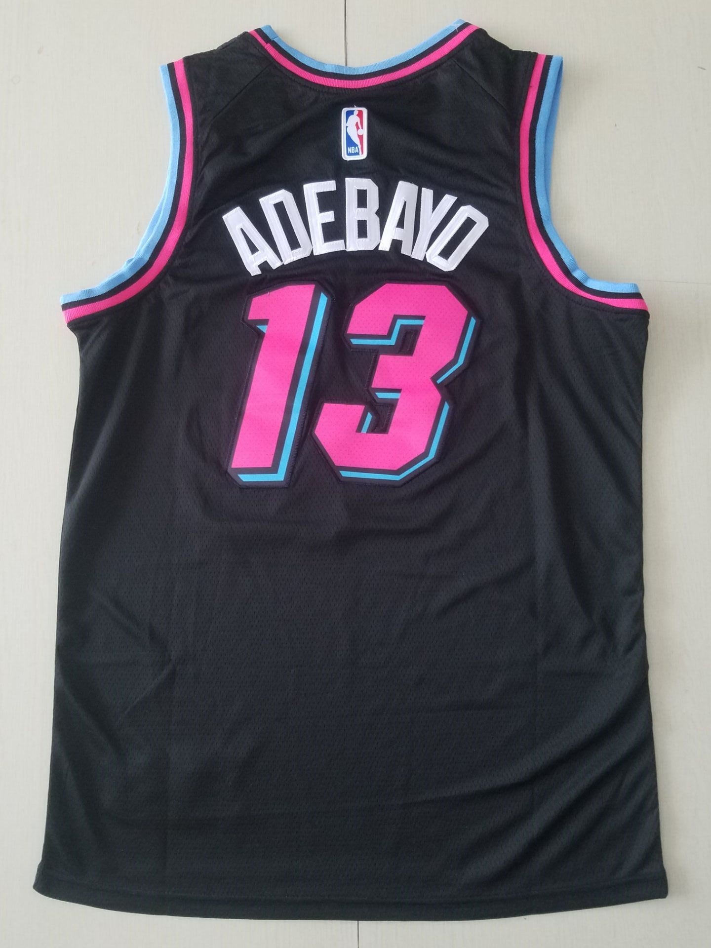 Men's Miami Heat Bam Adebayo #13 Black Swingman Player Jersey