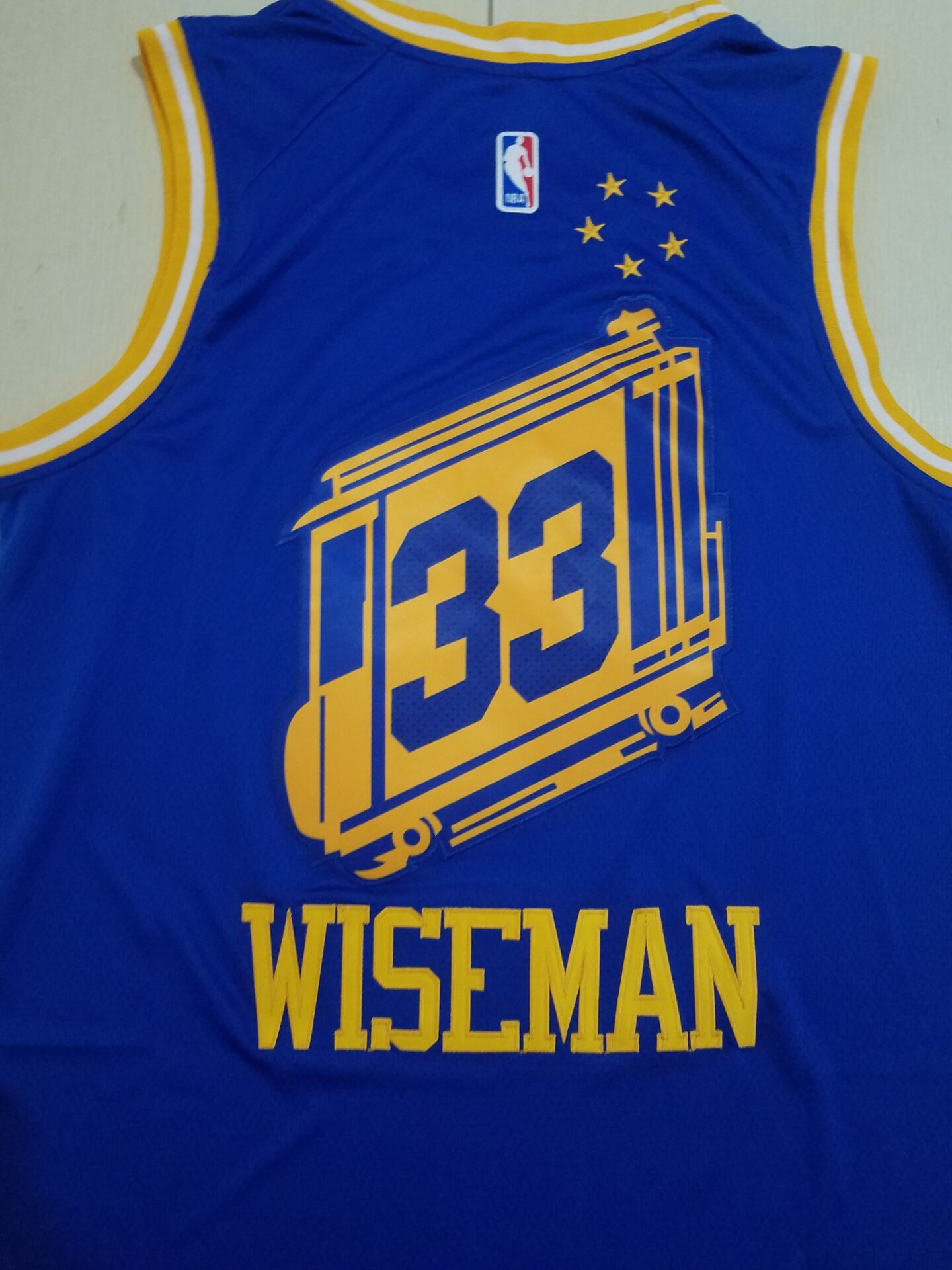 Men's Golden State Warriors James Wiseman #33 Blue Swingman Player Jersey