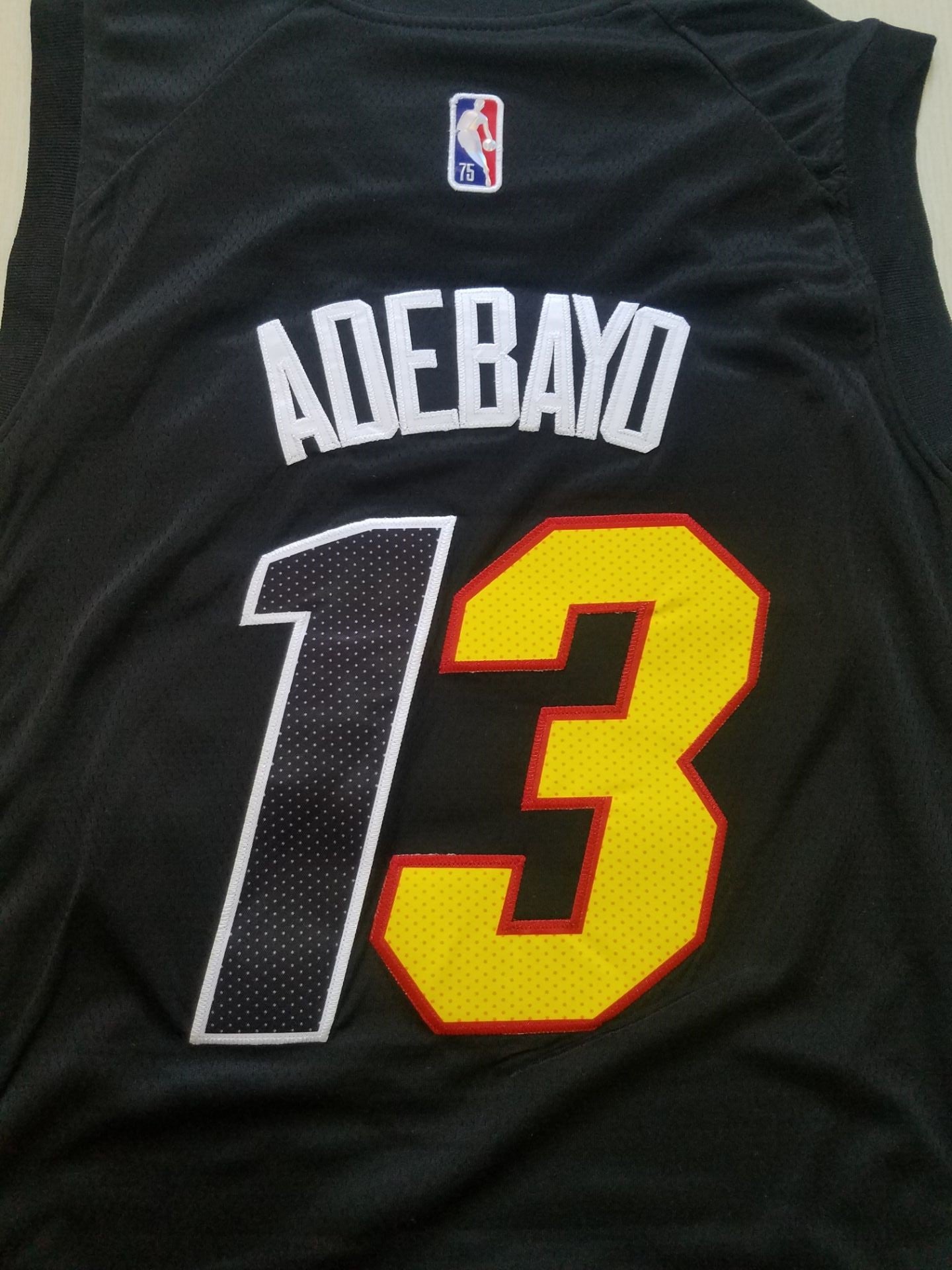 Men's Miami Heat Bam Adebayo #13 Black Swingman Jersey City Edition