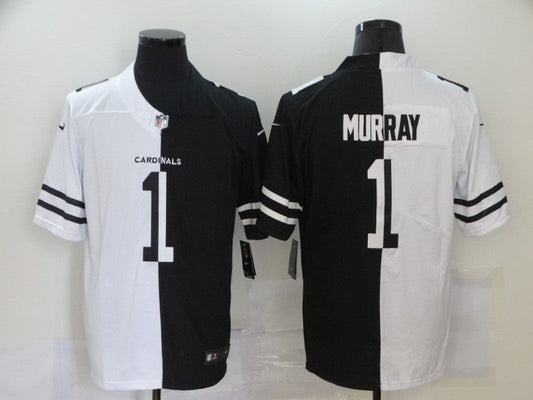 Men's Arizona Cardinals Kyler Murray #1 Black/White Game Jersey