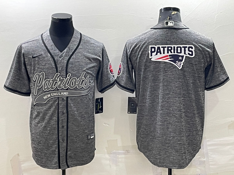 Men's New England Patriots Gray Game Jersey