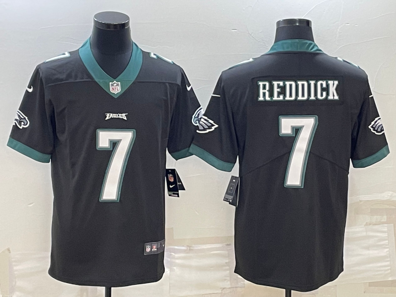 Men's Philadelphia Eagles Haason Reddick #7 Black Game Jersey