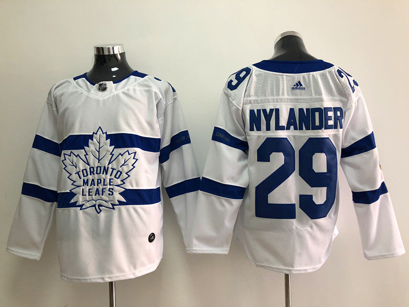 Men's Toronto Maple Leafs William Nylander #29 White Game Jersey